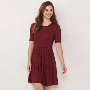 LC Lauren Conrad tiered babydoll dress